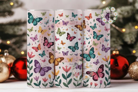 Butterfly Embroidery Tumbler Wrap: A Graphics Must-Have