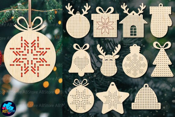 Christmas Ornament Yarn Embroidery Sewin Review