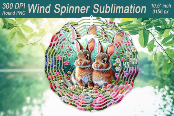 Easter Embroidery Bunny Wind Spinner: Graphics & Crafts Review