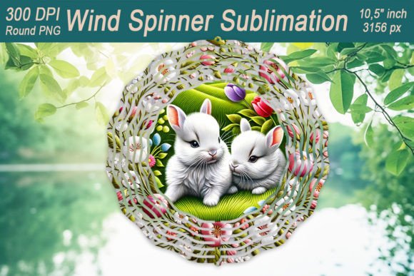 Easter Embroidery Bunny Wind Spinner Review