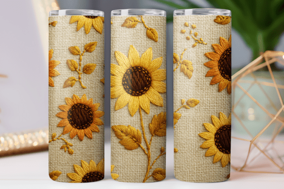 Embroidery Floral Tumbler 20oz Wrap: A Graphics Review