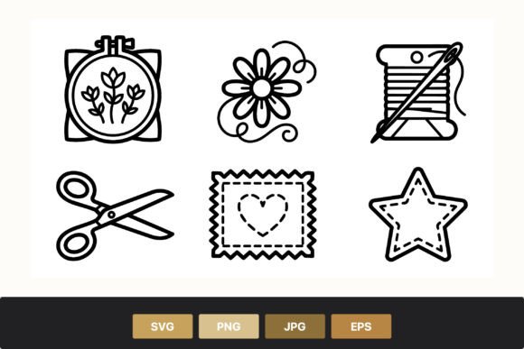 Embroidery Hoop Thread Scissors: A Versatile Graphics Set