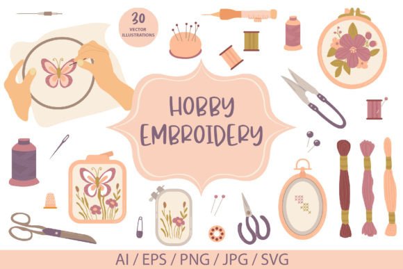Hobby Embroidery SVG: Graphics & Illustrations Review