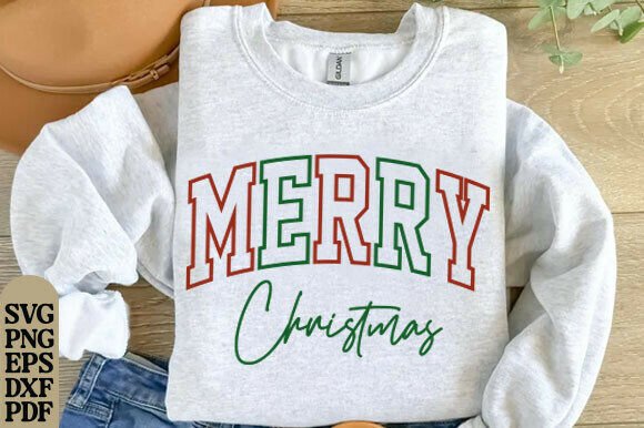 Merry Applique Embroidery for T-Shirt Designs and Graphics