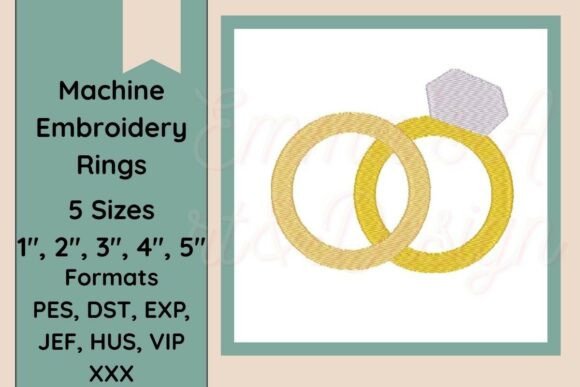 Rings Embroidery: A Touch of Elegance for Wedding Branding