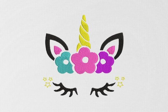 Unicorn Face Embroidery: A Fairy Tale Addition to Your Brand